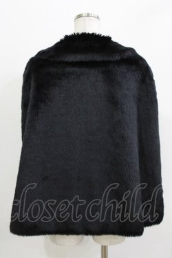 画像3: Innocent World / ハートファーショートマント Free ブラック H-26-03-10-1052-IW-CO-NS-ZH