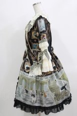 画像2: BABY,THE STARS SHINE BRIGHT / Mon Chouchou Hermitage柄ワンピース Free ブラック H-26-03-10-1005-BA-OP-NS-ZH (2)