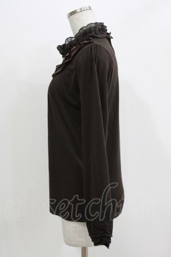 画像2: axes femme / プチローズカットソー M ブラウン H-26-03-10-1056-AX-TO-NS-ZH