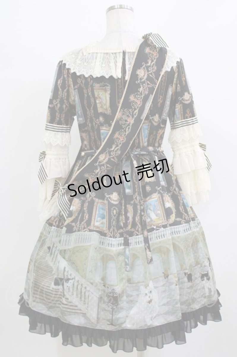 画像3: BABY,THE STARS SHINE BRIGHT / Mon Chouchou Hermitage柄ワンピース Free ブラック H-26-03-10-1005-BA-OP-NS-ZH (3)