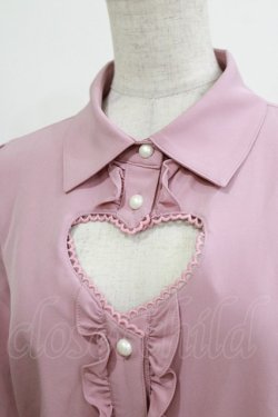 画像4: Ank Rouge / ハートくりぬきブラウス M ピンク H-26-03-10-1060-CA-BL-NS-ZH