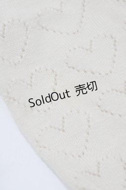 画像5: BABY,THE STARS SHINE BRIGHT / ハート透かし胸あきカーディガン Free 生成り H-26-03-10-1064-BA-TO-NS-ZH