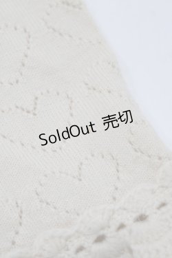 画像6: BABY,THE STARS SHINE BRIGHT / ハート透かし胸あきカーディガン Free 生成り H-26-03-10-1064-BA-TO-NS-ZH