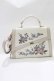 画像1: an another angelus / ローズ刺繍変形フラップバッグ  IVORY H-26-03-10-1066-CA-BG-NS-ZH (1)