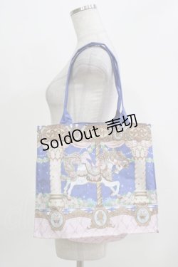 画像1: Angelic Pretty / 2014年ムック本付録 Day Dream Carnivalビッグトートバッグ  ブルー H-26-03-10-1068-AP-BG-NS-ZH