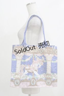 画像2: Angelic Pretty / 2014年ムック本付録 Day Dream Carnivalビッグトートバッグ  ブルー H-26-03-10-1068-AP-BG-NS-ZH