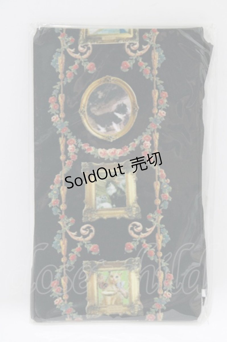 画像1: BABY,THE STARS SHINE BRIGHT / Mon Chouchou Hermitage柄タイツ  ブラック H-26-03-10-1071-BA-ZA-NS-ZH (1)