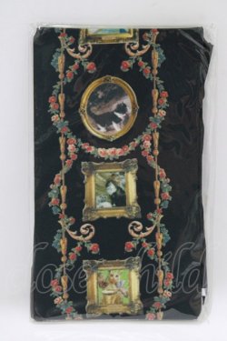 画像1: BABY,THE STARS SHINE BRIGHT / Mon Chouchou Hermitage柄タイツ  ブラック H-26-03-10-1071-BA-ZA-NS-ZH