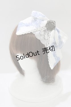 画像1: ALICE and the PIRATES / プシュケー〜博士と永遠の陽だまり〜柄カチューシャ  白 H-26-03-10-1079-PA-AC-NS-ZH