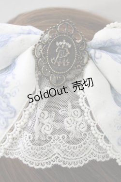 画像2: ALICE and the PIRATES / プシュケー〜博士と永遠の陽だまり〜柄カチューシャ  白 H-26-03-10-1079-PA-AC-NS-ZH