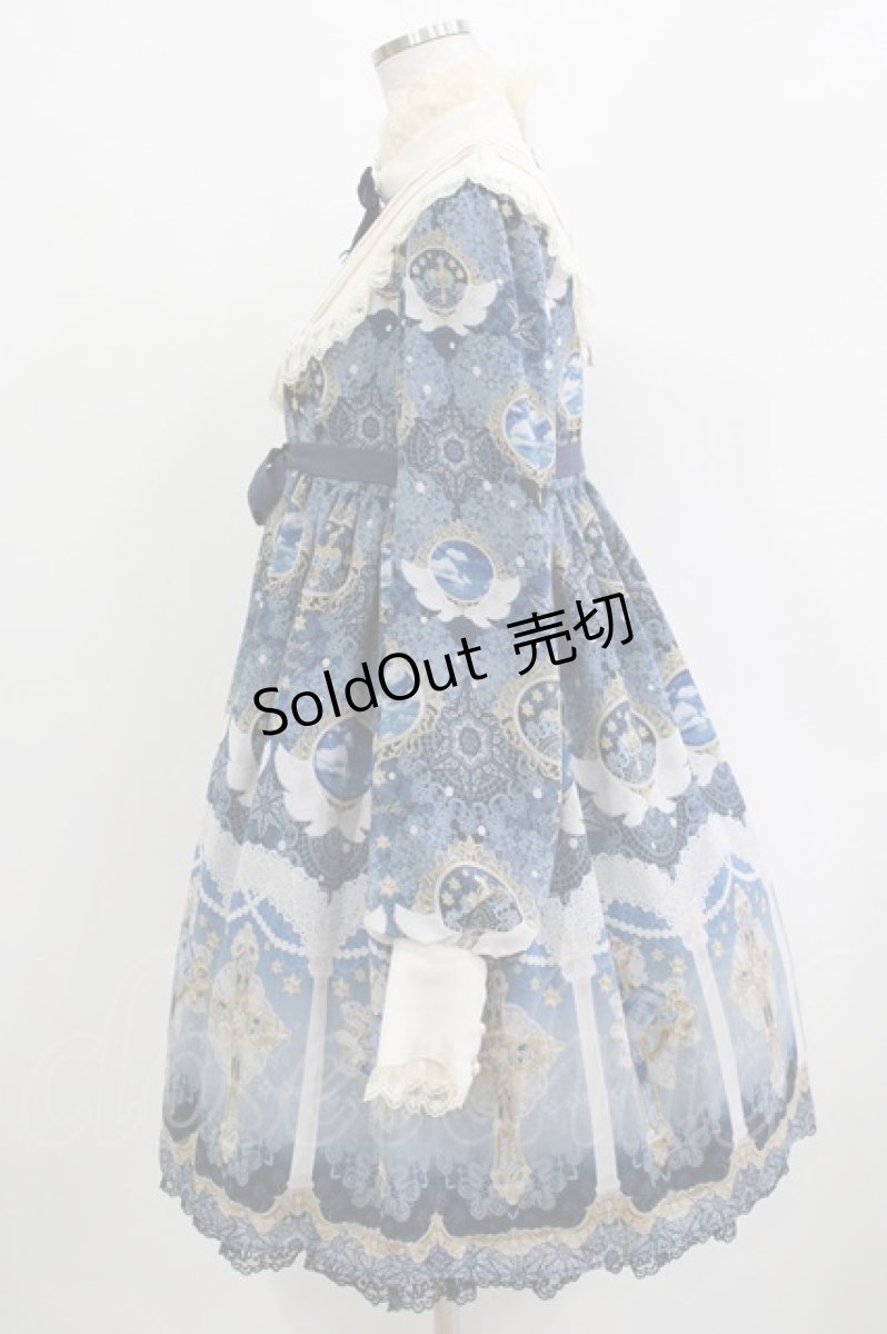 画像2: Angelic Pretty / Celestialワンピース Free ネイビー H-26-03-10-1007-AP-OP-NS-ZH (2)