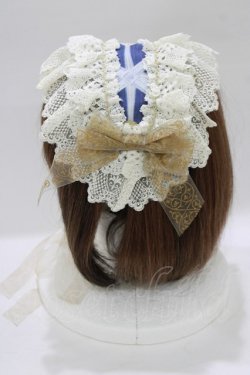 画像2: BABY,THE STARS SHINE BRIGHT / 天国の鍵〜祝福と出会う聖なる礼拝堂〜柄ヘッドドレス  ネイビー H-26-03-10-1081-BA-AC-NS-ZH