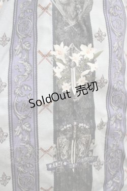 画像4: ALICE and the PIRATES / St.Lily Wolf〜狼騎士と百合の誓い〜柄ワンピース Free グレー H-26-03-10-1011-PA-OP-NS-ZH