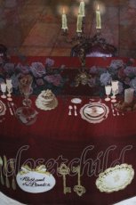 画像4: ALICE and the PIRATES / 薔薇の花舞う闇夜の晩餐会柄ジャンパースカートI Free ボルドー H-26-03-10-1012-PA-OP-NS-ZH (4)