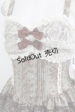 画像5: ALICE and the PIRATES / 薔薇の花舞う闇夜の晩餐会柄ジャンパースカートI Free ボルドー H-26-03-10-1012-PA-OP-NS-ZH