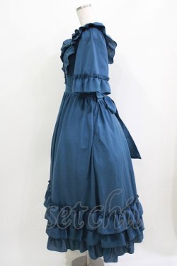 画像2: Amavel / Fluffy Frill ロングワンピース Free ブルー H-26-03-10-1015-CA-OP-NS-ZH