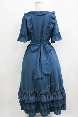 画像3: Amavel / Fluffy Frill ロングワンピース Free ブルー H-26-03-10-1015-CA-OP-NS-ZH