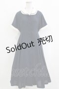 an another angelus / パイピング使いダブルクレリック衿ワンピース Free NAVY H-26-03-10-1019-CA-OP-NS-ZH