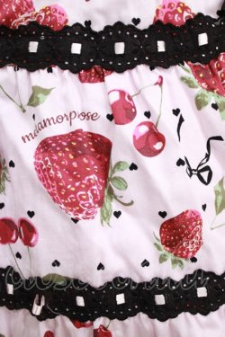 画像4: metamorphose / Lady Fruit シャーリングティアードジャンパースカート サイズ1 ピンク H-26-03-10-1002-ME-OP-NS-ZH