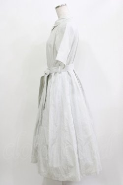 画像2: F&A / リボンベルト付きストライプシャツワンピース Free SAX×WH H-26-03-10-1021-LO-OP-NS-ZH