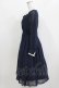 画像2: Fi.n.t / カットワーク開衿ドット柄ワンピース Free NAVY H-26-03-10-1023-CA-OP-NS-ZH (2)