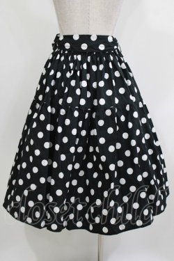 画像3: heavenly garden / ドットスカート Free ブラック H-26-03-10-1024-GO-SK-NS-ZH