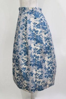 画像2: an another angelus / ジャガードライク花柄タックスカート Free  H-26-03-10-1025-CA-SK-NS-ZH