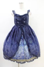 画像1: Angelic Pretty / Luminous Sanctuaryジャンパースカート Free ネイビー H-26-03-11-023-AP-OP-NS-ZH (1)