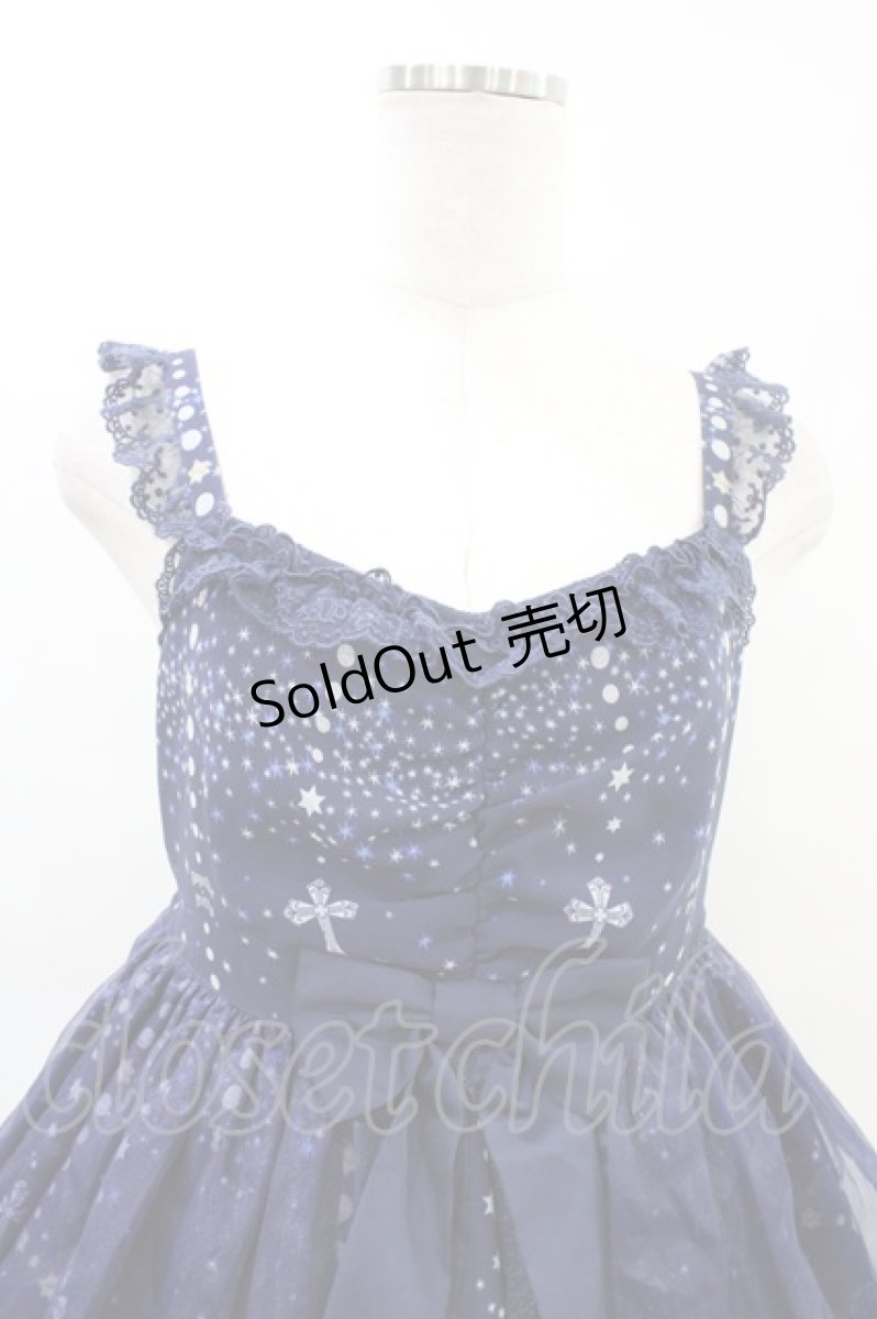 画像4: Angelic Pretty / Luminous Sanctuaryジャンパースカート Free ネイビー H-26-03-11-023-AP-OP-NS-ZH (4)