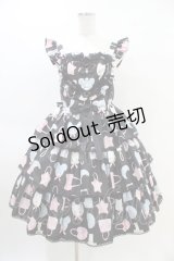 Angelic Pretty / Dream Bag Collectionジャンパースカート Free ブラック H-26-03-11-024-AP-OP-NS-ZH