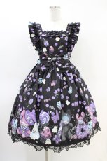 画像1: Angelic Pretty / Happy Treat Partyジャンパースカート Free ブラック H-26-03-11-025-AP-OP-NS-ZH (1)