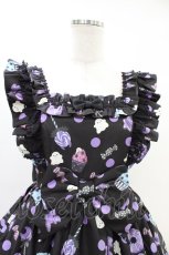 画像4: Angelic Pretty / Happy Treat Partyジャンパースカート Free ブラック H-26-03-11-025-AP-OP-NS-ZH (4)