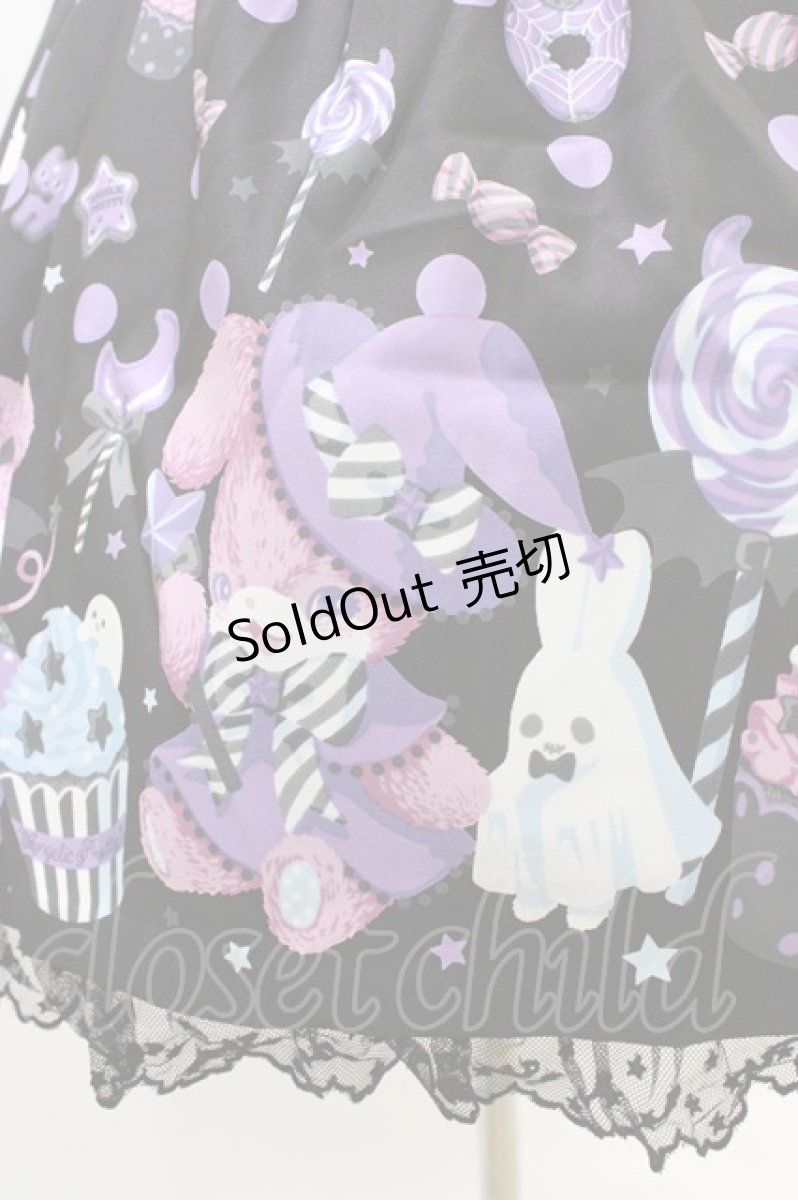 画像5: Angelic Pretty / Happy Treat Partyジャンパースカート Free ブラック H-26-03-11-025-AP-OP-NS-ZH (5)