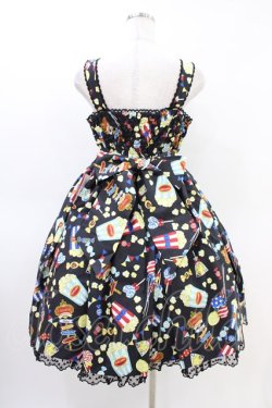 画像2: Angelic Pretty / Happy Park Carnivalジャンパースカート Free ブラック H-26-03-11-026-AP-OP-NS-ZH