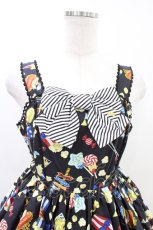 画像4: Angelic Pretty / Happy Park Carnivalジャンパースカート Free ブラック H-26-03-11-026-AP-OP-NS-ZH (4)