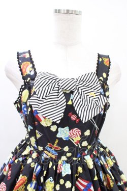画像4: Angelic Pretty / Happy Park Carnivalジャンパースカート Free ブラック H-26-03-11-026-AP-OP-NS-ZH