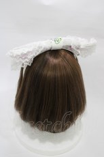 画像2: BABY,THE STARS SHINE BRIGHT / Soiree Au Chat Noir柄カチューシャ  白 H-26-03-11-004-BA-AC-NS-ZH (2)