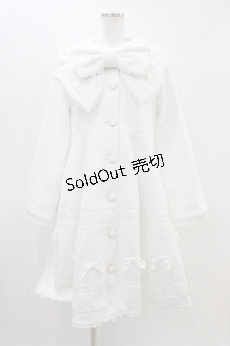 画像1: Chalmiere / メニーリボンコート M 白 H-26-03-11-029-0-CO-NS-ZTC056 (1)