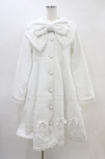 画像1: Chalmiere / メニーリボンコート M 白 H-26-03-11-029-0-CO-NS-ZTC056 (1)