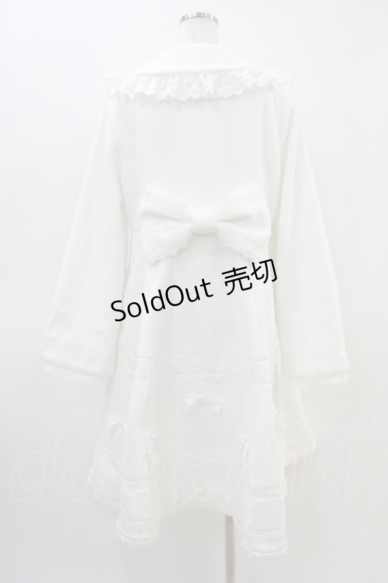 画像2: Chalmiere / メニーリボンコート M 白 H-26-03-11-029-0-CO-NS-ZTC056 (2)