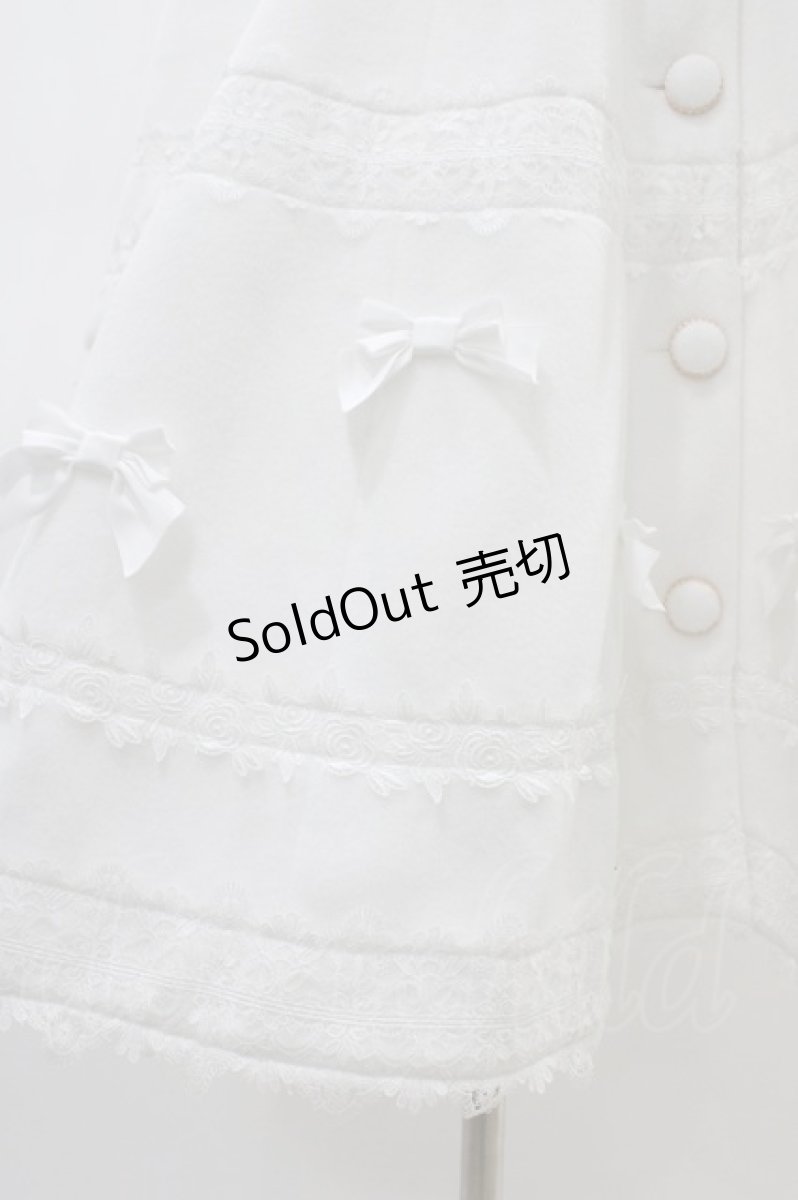 画像5: Chalmiere / メニーリボンコート M 白 H-26-03-11-029-0-CO-NS-ZTC056 (5)