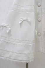 画像5: Chalmiere / メニーリボンコート M 白 H-26-03-11-029-0-CO-NS-ZTC056 (5)