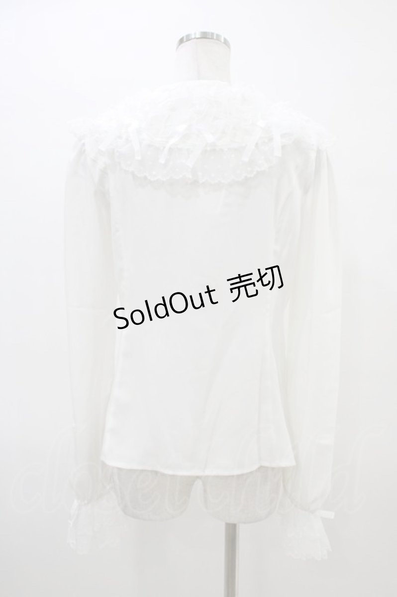 画像2: Angelic Pretty / Airy Frillブラウス Free 白 H-26-03-11-030-AP-BL-NS-ZH (2)