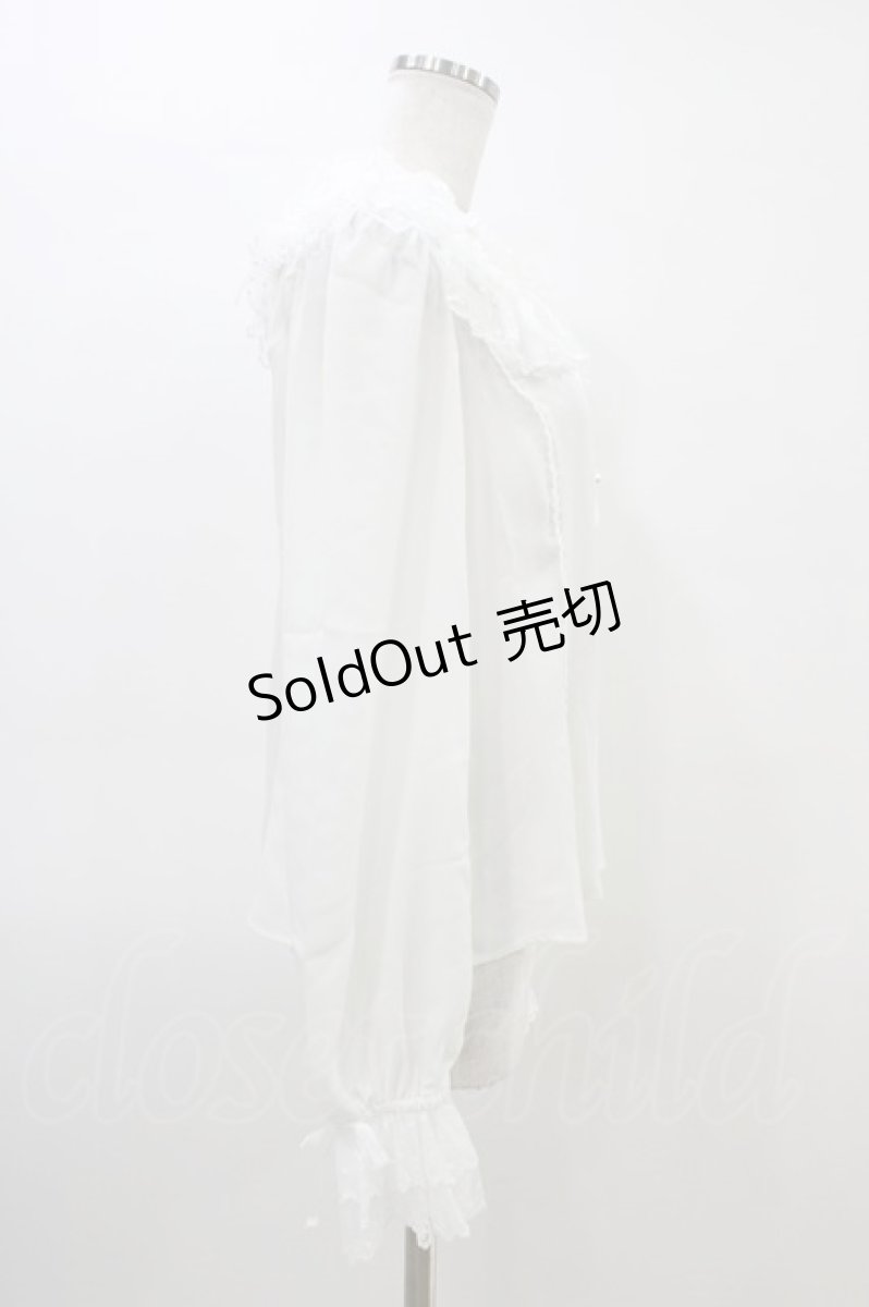 画像3: Angelic Pretty / Airy Frillブラウス Free 白 H-26-03-11-030-AP-BL-NS-ZH (3)