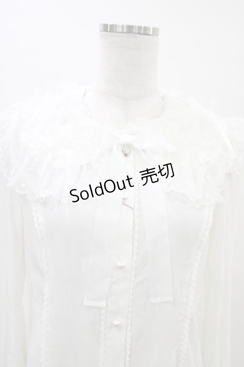 画像4: Angelic Pretty / Airy Frillブラウス Free 白 H-26-03-11-030-AP-BL-NS-ZH (4)