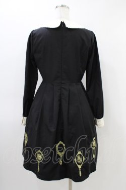 画像2: Fi.n.t / ミラー刺繍ワンピース Free ブラック H-26-03-11-037-CA-OP-NS-ZH