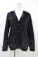 画像1: Melt the lady / ベロアカーディガン Free ブラック H-26-03-11-042-PU-TO-NS-ZH (1)