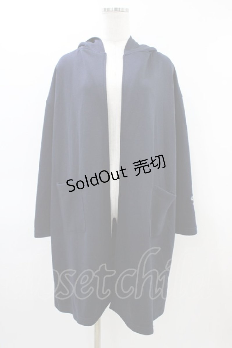 画像1: axes femme / 袖刺繍コーデイガン M ネイビー H-26-03-11-043-AX-TO-NS-ZH (1)