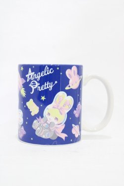 画像1: Angelic Pretty / SPACE TOYSマグカップ  ネイビー H-26-03-11-006-AP-ZA-NS-ZH