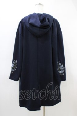 画像2: axes femme / 袖刺繍コーデイガン M ネイビー H-26-03-11-043-AX-TO-NS-ZH